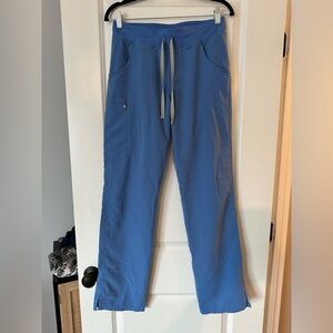 Women small tall figs ceil blue scrub pant